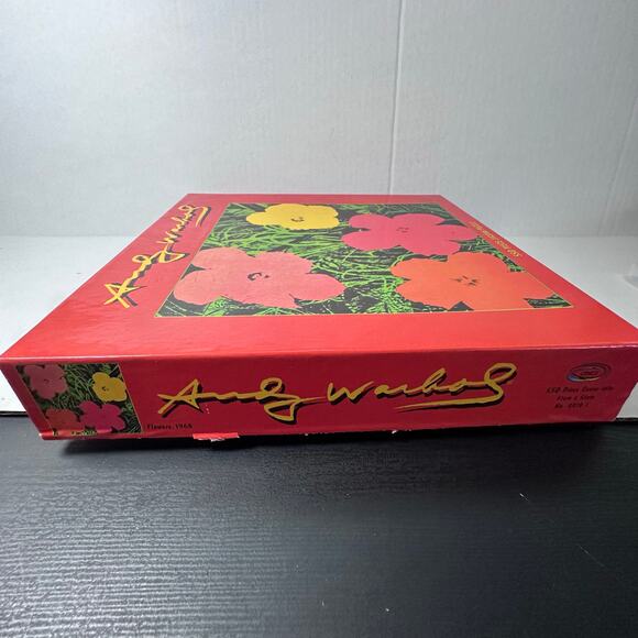 Vintage 1968 andy warhol “flowers” 550-piece jigsaw puzzle - Picture 7 of 7
